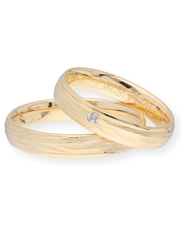 Pure - Diamant Ehering Gold 9 ct