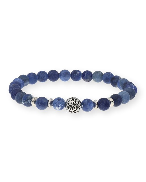 Bracelet Sodalite Acier inoxydable - Genuine Stone de Carat
