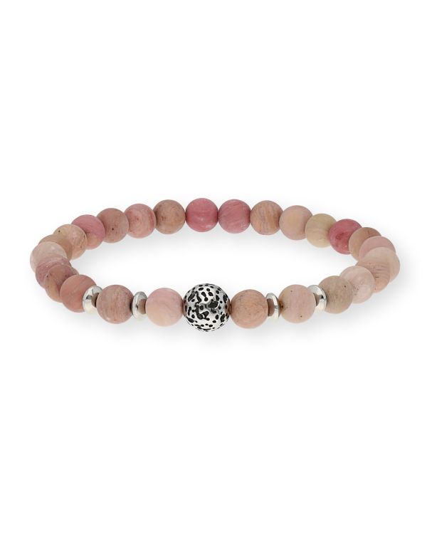 Bracelet Rhodochrosite Acier inoxydable - Genuine Stone de Carat