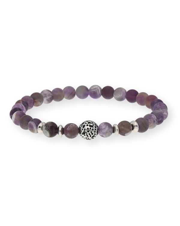 Bracelet Améthyste Acier inoxydable - Genuine Stone de Carat