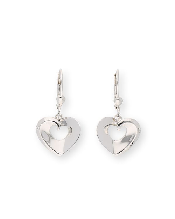 Pendants d'oreilles Diamant Argent 925-My First Diamond de Carat