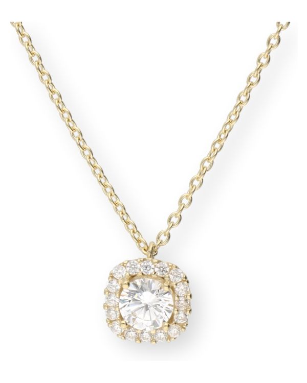 Zirkonia Halskette Gold 9 ct - Style von Carat