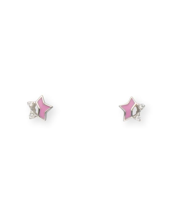 Clous Zirconia, Émail Argent 925-Colorstone de Carat Kids