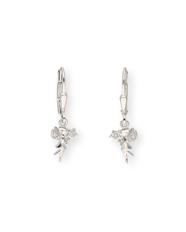 Pendants d'oreilles Zirconia Argent 925 - Motifs de Carat Kids