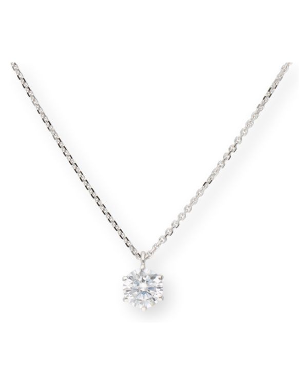 Zirkonia Halskette Gold 18 ct - Solitaire von Carat
