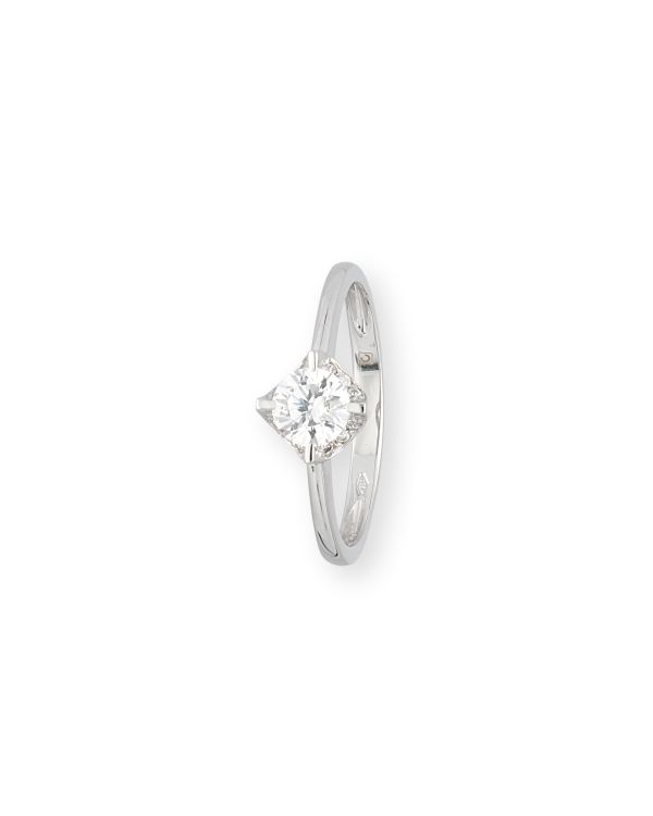Zirkonia Ring Gold 18 ct - Solitaire von Carat