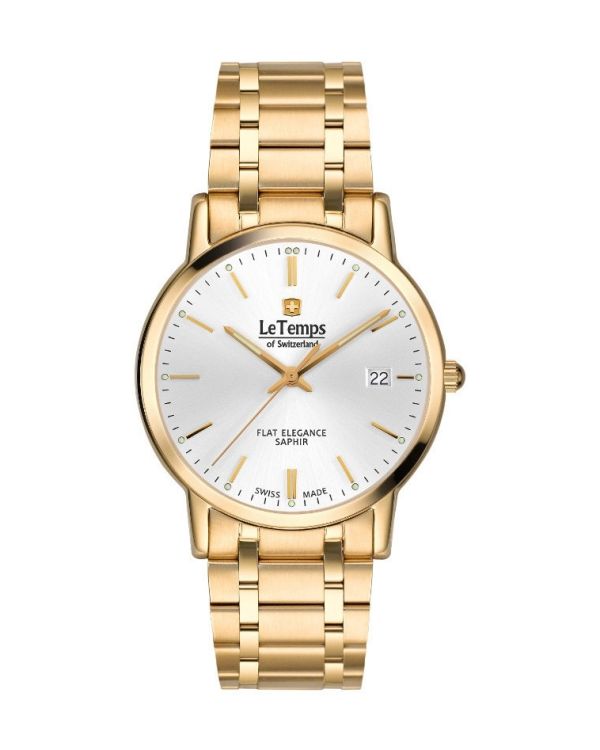 LeTemps Montre analogique, Swissmade - Flat Elegance
