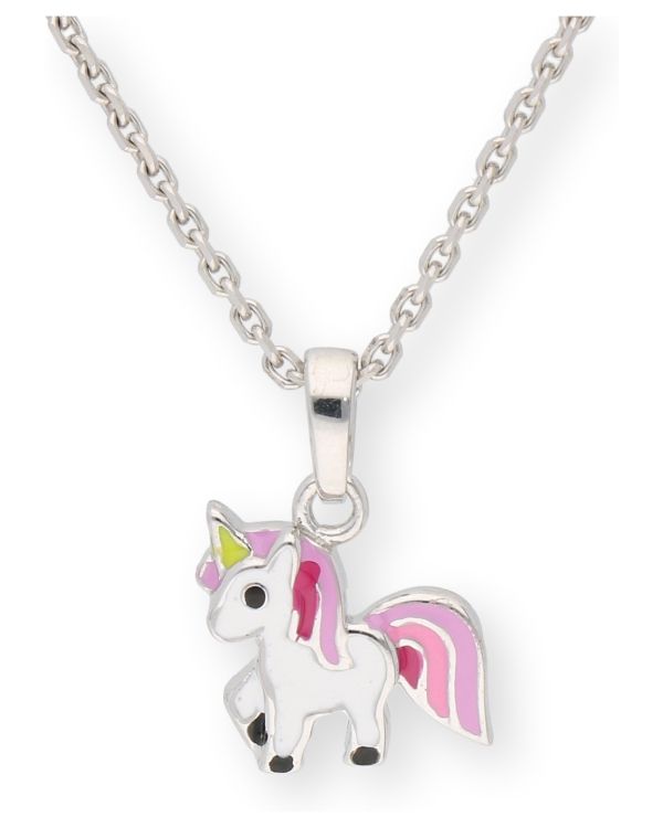 Collier Émail Argent 925 - Motifs de Carat Kids