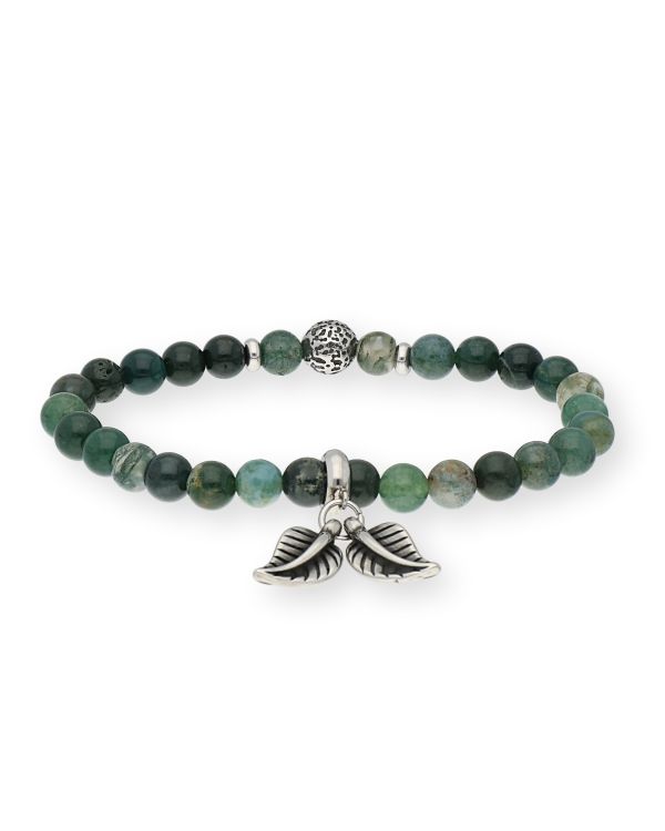Bracelet Agate Acier inoxydable - Genuine Stone de Carat