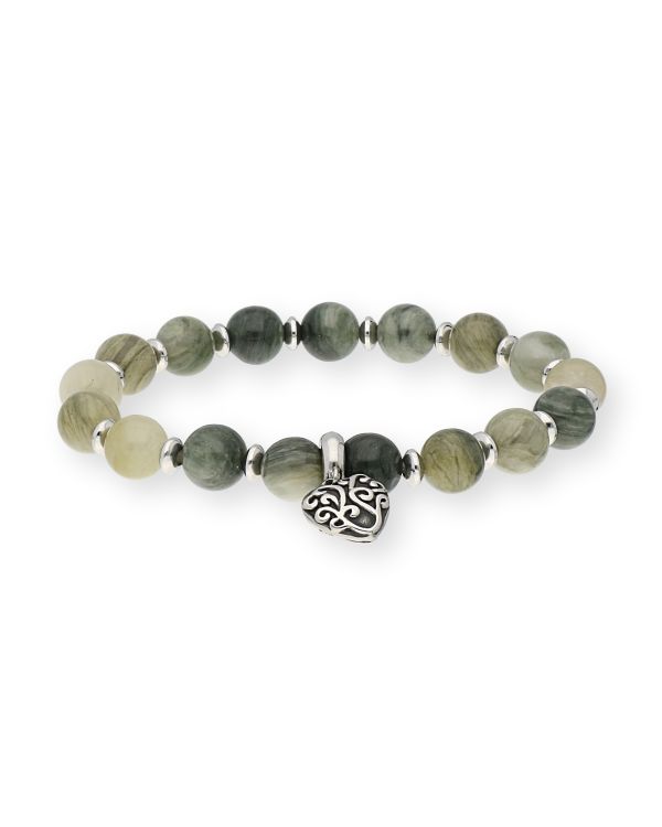 Bracelet actinolite Acier inoxydable - Genuine Stone de Carat