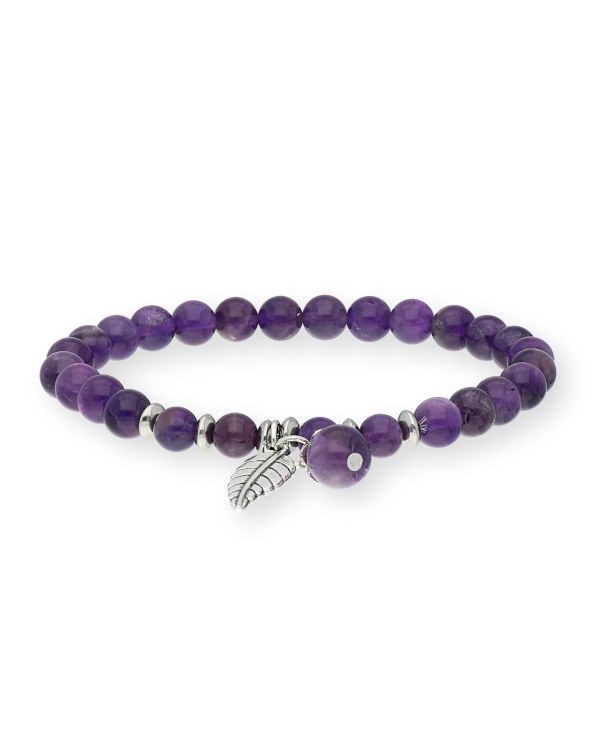 Bracelet Améthyste Acier inoxydable - Genuine Stone de Carat
