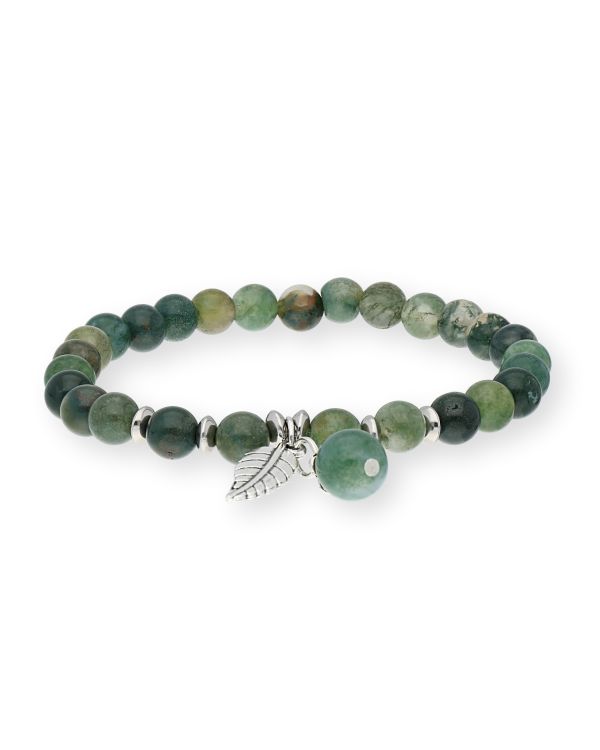 Bracelet Agate Acier inoxydable - Genuine Stone de Carat