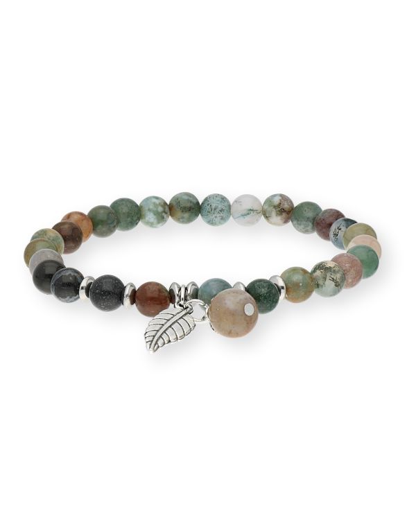 Bracelet Agate Acier inoxydable - Genuine Stone de Carat