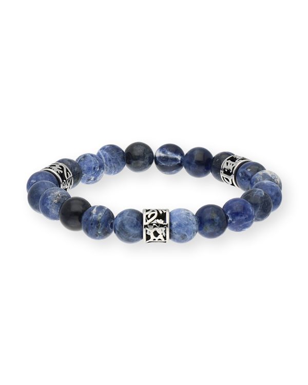 Bracelet Sodalite Acier inoxydable - Genuine Stone de Carat