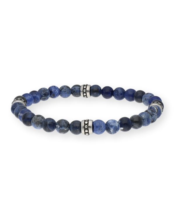 Bracelet Sodalite Acier inoxydable - Genuine Stone de Carat