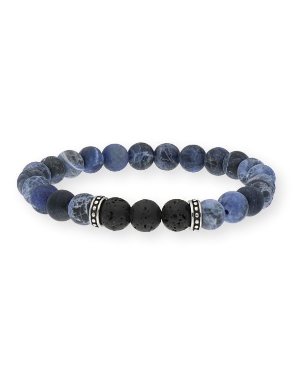 Bracelet Sodalite Acier inoxydable - Genuine Stone de Carat