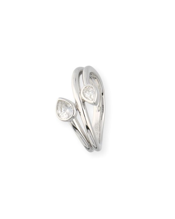 Zirkonia Ring Silber 925 - Style von Carat