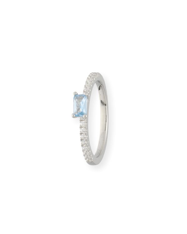 Zirkonia Ring Silber 925 - Colorstone von Carat