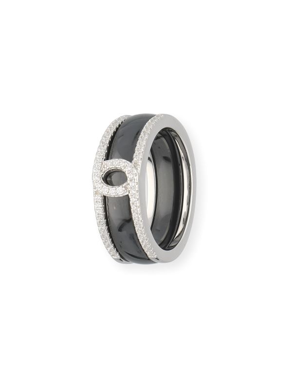 Zirkonia, Keramik Ring Silber 925 - Colorstone von Carat