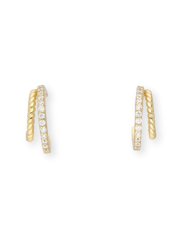 Clous d'oreilles Zirconia Argent 925 - Style de Carat