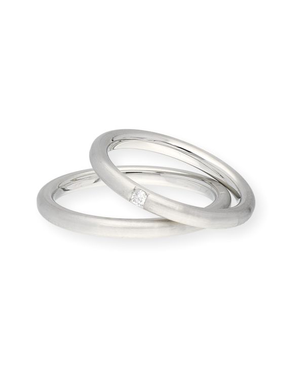 Pure - Diamant Ehering Platin 950 - Alliance