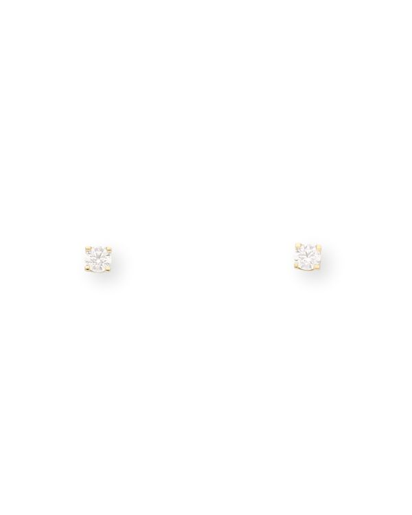 Ohrstecker Diamant 0.10 ct Gold 18 Carat - CLASSIC Diamonds
