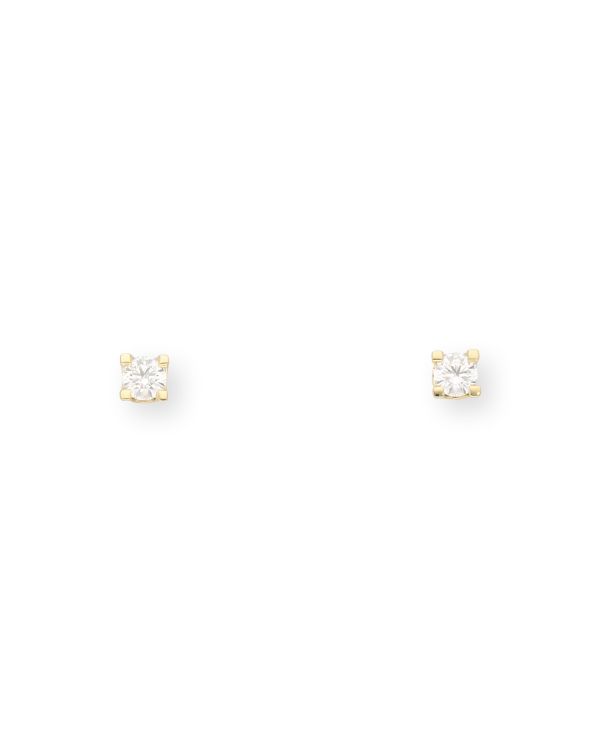 Ohrstecker Diamant 0.15 ct Gold 18 Carat - CLASSIC Diamonds