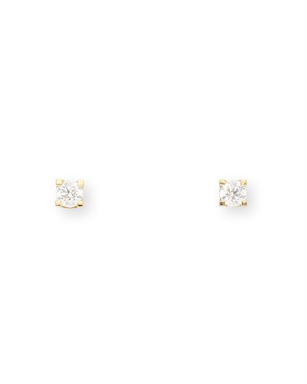 Ohrstecker Diamant 0.25 ct Gold 18 Carat - CLASSIC Diamonds