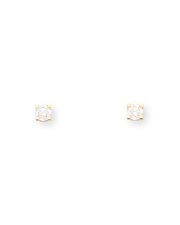 Clous d'oreille Diamant 0.30 ct Or 18 Carat - CLASSIC Diamonds