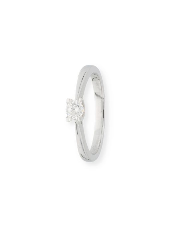 Ring Diamant 0.20 ct Gold 18 Carat - CLASSIC Diamonds