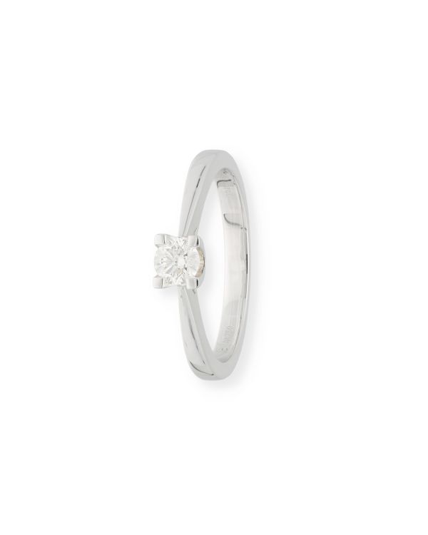 Ring Diamant 0.25 ct Gold 18 Carat - CLASSIC Diamonds