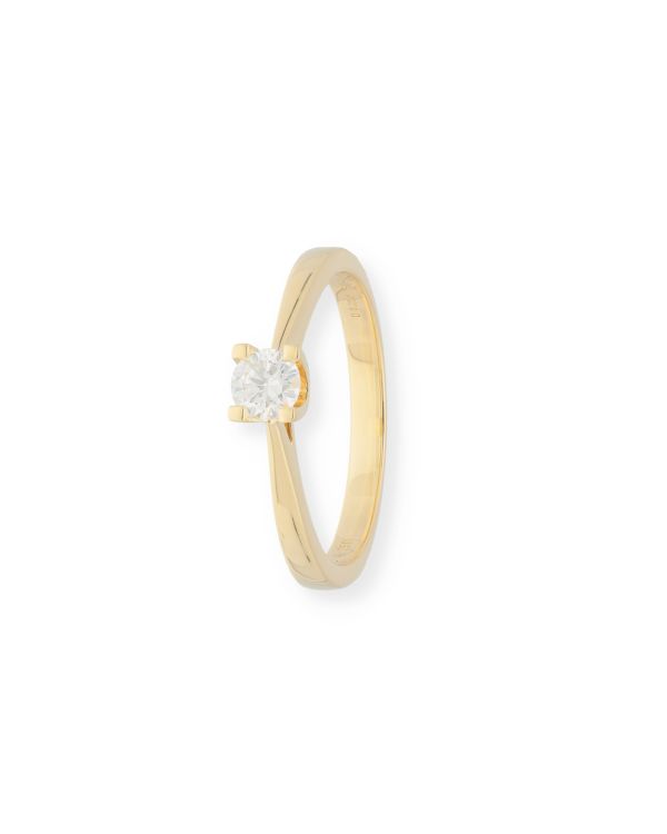 Bague Diamant 0.25 ct Or 18 Carat - CLASSIC Diamonds