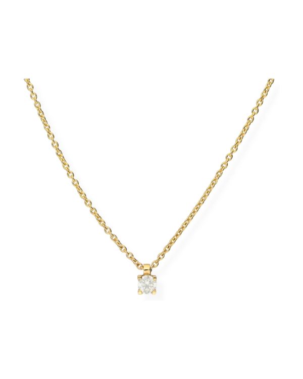 Halskette Diamant 0.10 ct Gold 18 Carat - CLASSIC Diamonds