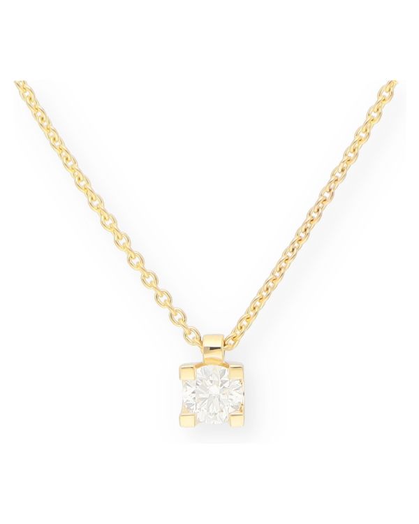 Collier Diamant 0.25 ct Or 18 Carat - CLASSIC Diamonds
