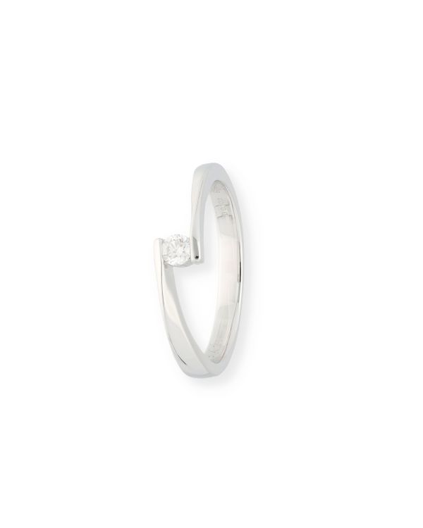 Bague Diamant 0.10 ct Or 18 Carat - CLASSIC Diamonds