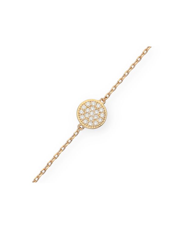 Bracelet Zirconia Laiton plaqué - Style de Carat