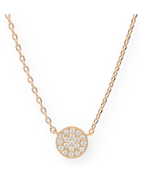 Zirkonia Halskette Messing Plaqué - Style von Carat