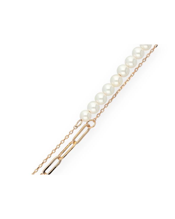 Bracelet Perles Laiton plaqué - Pearls de Carat