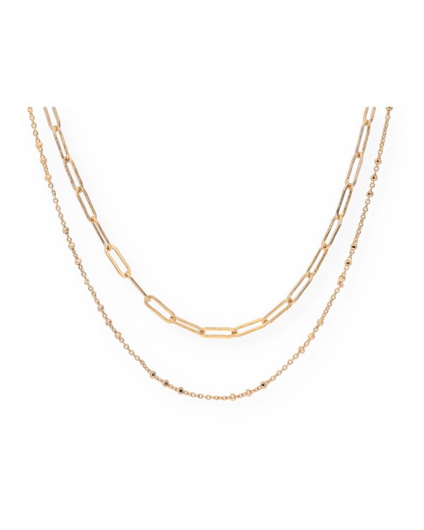 Halskette Messing Plaqué - Chic von Carat