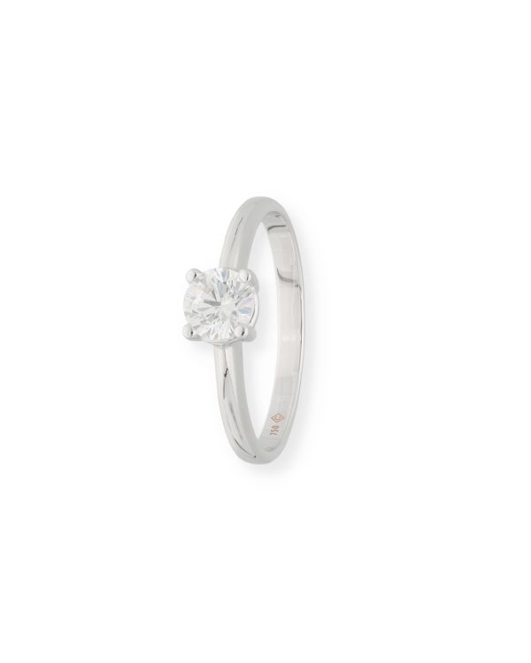 Zirkonia Ring Gold 18 ct - Solitaire von Carat