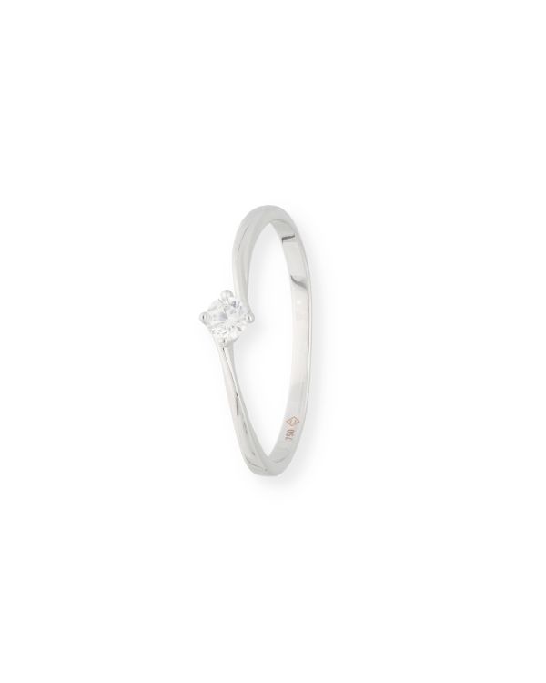 Zirkonia Ring Gold 18 ct - Solitaire von Carat
