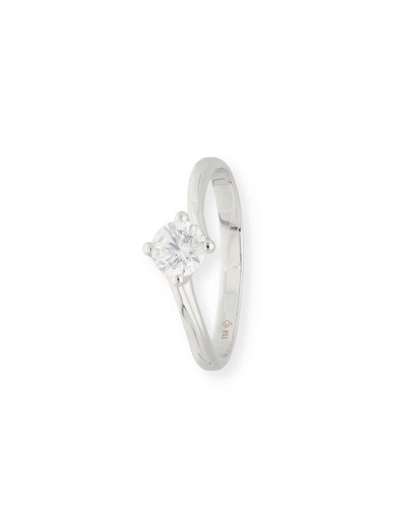 Zirkonia Ring Gold 18 ct - Solitaire von Carat