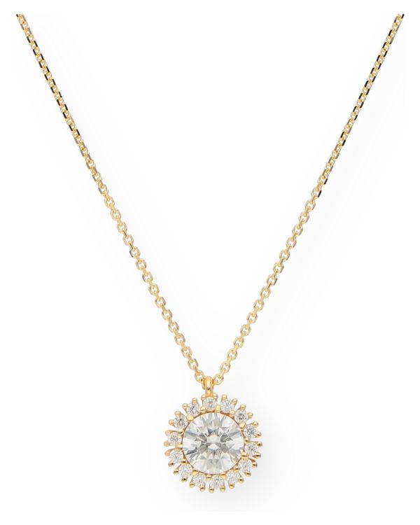 Zirkonia Halskette Gold 18 ct - Solitaire von Carat