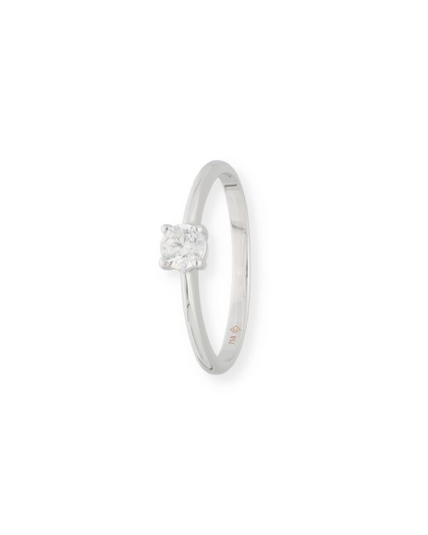 Zirkonia Ring Gold 18 ct - Solitaire von Carat