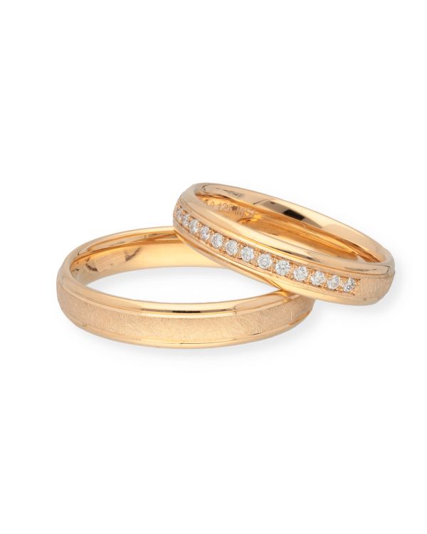 Pure - Diamant Ehering Gold 18 ct - Alliance
