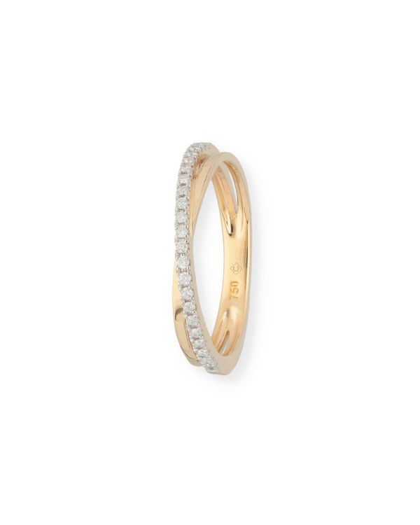 Diamant Ring Gold 18 ct - Style von Carat