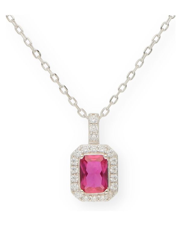 Collier Spinelle, Zirconia Argent 925 - Colorstone de Carat