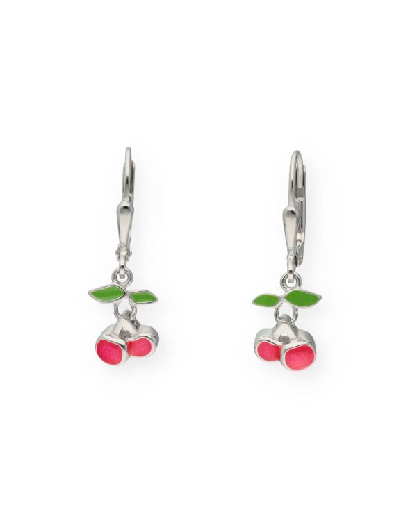 Pendants d'oreilles Émail Argent 925 - Motifs de Carat Kids