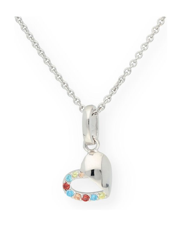 Collier Zirconia Argent 925 - Hearts de Carat Kids