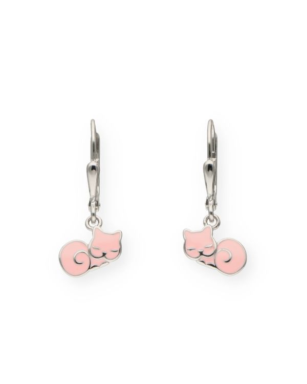Pendants d'oreilles Émail Argent 925 - Motifs de Carat Kids